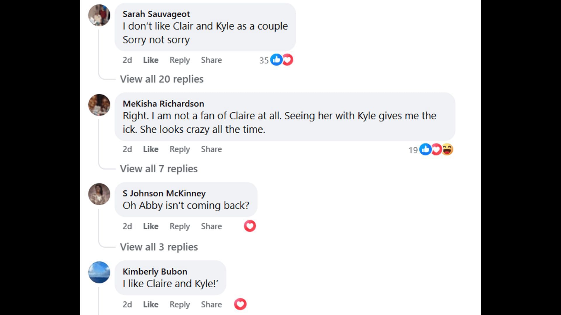 More fan reactions sharing the same sentiments (Image via Facebook/The Young and the Restless)